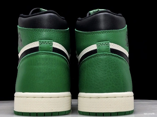 Reps TBkick 1 Air Jordan Green Pine NRG 555088-302 High OG Sail-Black 0630